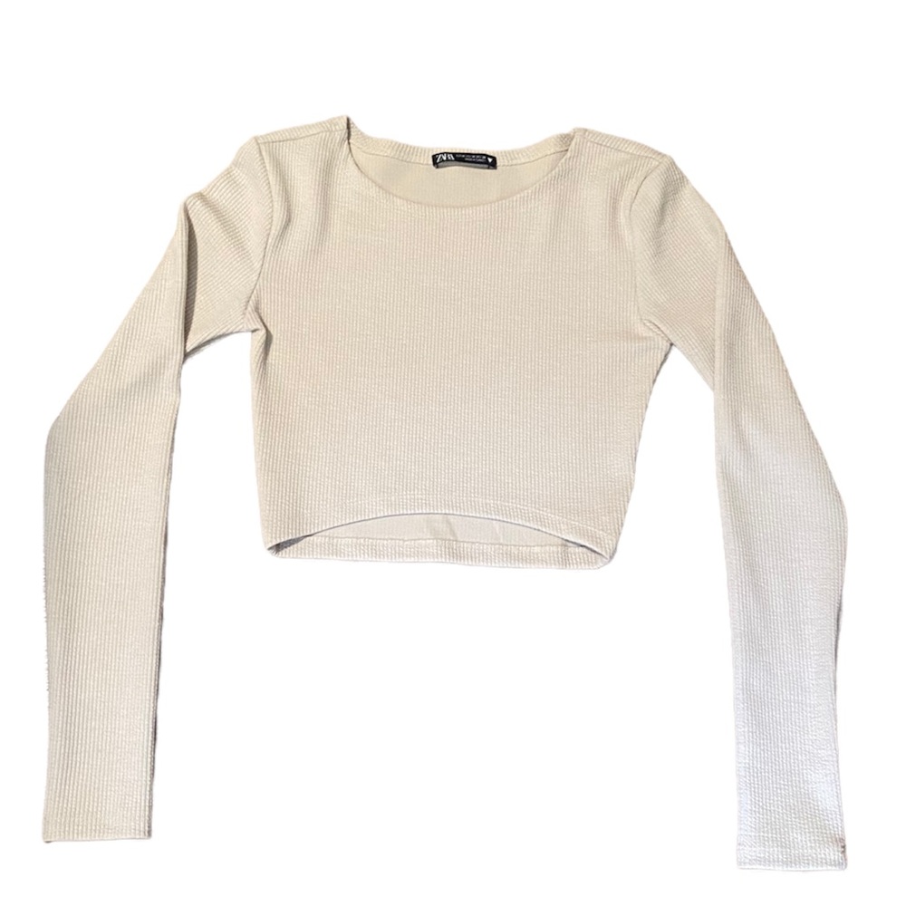 Zara ribbed crop top